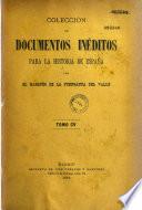 Coleccion de documentos ineditos para la historia de Espana
