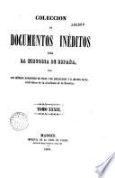 Coleccion de documentos ineditos para la historia de Espana