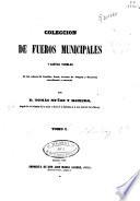Colección de fueros municipales y cartas pueblas de los reinos de Castilla, León, Corona de Aragón y Navarra