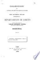 Colección de leyes, decretos, resoluciones i otros documentos oficiales referentes al departamento de Loreto