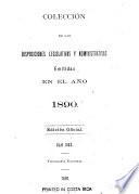 Coleccion de leyes y decretos