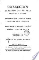 Colección de poesías castellanas anteriores al siglo XV