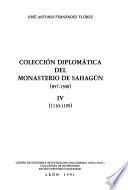 Colección diplomática del Monasterio de Sahagún: 1110-1199
