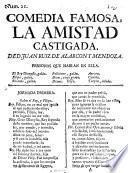 Comedia Famosa, La Amistad Castigada