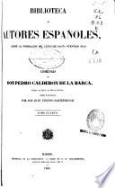 Comedias de Don Pedro Calderon de la Barca: (734 p.)