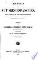 Comedias de Don Pedro Calderon de la Barca