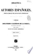 Comedias de Don Pedro Calderon de la Barca