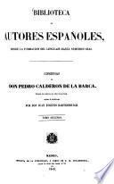 Comedias de Don Pedro Calderon de La Barca