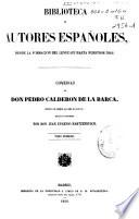 Comedias de Don Pedro Calderon de la Barca: (LXXVI, 610 p.)