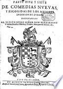 Comedias Escogidas De Los Meiores De España