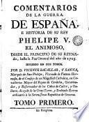 Comentarios de la Guerra de España, 1