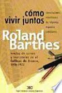 Cómo vivir juntos