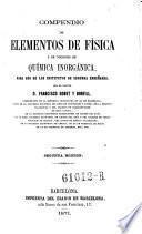 Compendio de dementos de fisica y de nociones de quimica inorganica. 2. ed