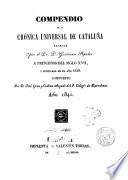 Compendio de la crónica universal de Cataluña