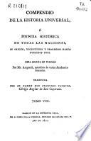 Compendio de la historia universal, o, Pintura histórica de todas las naciones