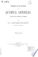 Compendio de las lecciones de química general explicadas en la Universidad de Barcelona