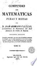 Compendio de matemáticas puras y mistas [sic], 2