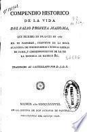 Compendio historico de la vida del falso profeta Mahoma