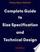 Libro Complete Guide to Size Specification and Technical Design