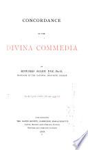 Concordance of the Divina Commedia