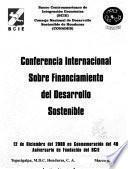 Conferencia Internacional Sobre Financiamiento del Desarrollo Sostenible