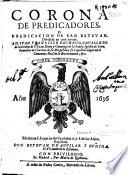 Corona de predicadores o Predicacion de San Esteuan