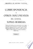 Correspondencia y otros documentos del general Tomás Herrera