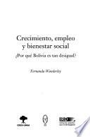 Crecimiento, empleo y bienestar social