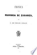 Cronica de la provincia de Zaragoza