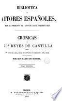 Crónicas de los reyes de Castilla