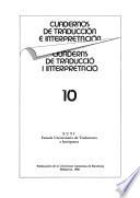Cuadernos de traducción e interpretación