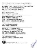 Cuarta Conferencia de Las Naciones Unidas Sobre la Normalizacion de Los Nombres Geograficos