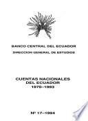 Cuentas nacionales del Ecuador