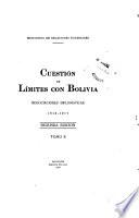 Cuestión de límites con Bolivia