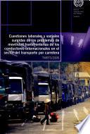 Cuestiones Laborales Y Sociales Surgidas De Los Problemas De Moviidad Transfronteriza De Los Conductores Internacionales En El Sector Del Transporte Por Carretara