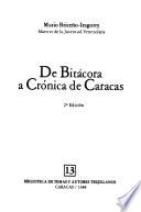 De Bitácora a Crónica de Caracas
