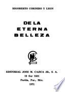 De la eterna belleza