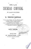 De la sociedad conyugal y las dotes