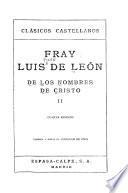 De Los Nombres de Cristo