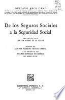 De los seguros sociales a la seguridad social