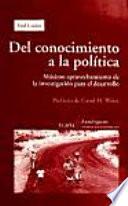 Del Conocimiento a la Política