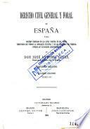 Derecho civil general y foral de España