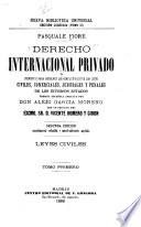 Derecho internacional privado