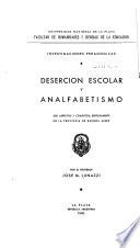 Deserción escolar y analfabetismo