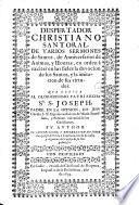 Despertador christiano Santoral, de varios Sermones de Santos