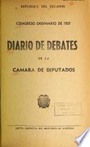 Diario de debates de la Cámara de Diputados