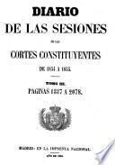 Diario de las sesiones de Cortes