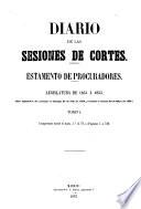 Diario de las sesiones de Cortes