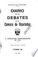 Diario de los debates de la Cámara de Diputados