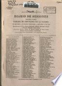 Diario de sesiones de la Cámara de diputados
